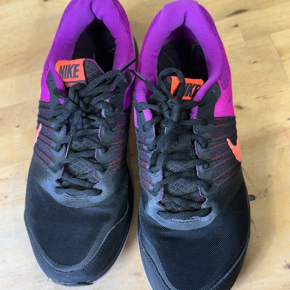 Nike Dual Fusion Run 3 Running Shoes Black Purple Women’s Size 9 - Picture 3 of 11